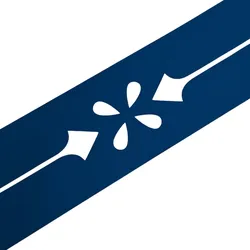 zaun|zu® Sichtschutzstreifen Premium Dekor Verona Sichtschutz Enzianblau 2,55m