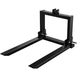 VEVOR Gabelverlängerung Stahl Gabelstapler 1000kg Tragfähigkeit CAT1 /CAT2 Montage 78x61x25cm Palettenwagen 20kg Hebepalette 3-Punkt-Anschluss Geeignet für alle Transport- und Speditionstransporter