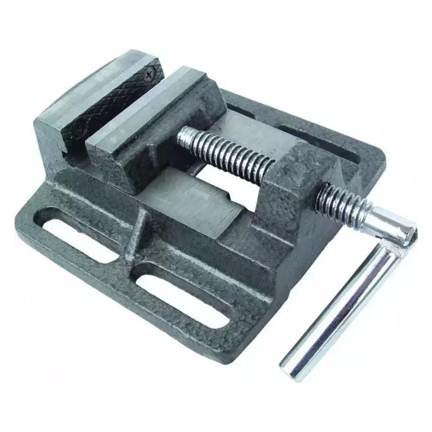 Dedra Schraubstock für Säulenbohrer, Klemme 1298, Kieferbreite/Abstand: 65/55 mm (55 mm) (1298)