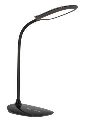 meet by Paperflow LEON LED-Tischleuchte schwarz, 800 lm (1000 Lux), flexibler Arm, 3-Farben-CCT-Modus
