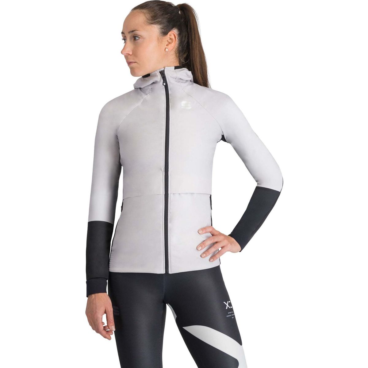 Sportful Cardio W Jacket stone gray/black (067) M 0423559-067-M
