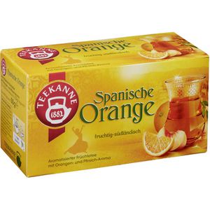 Teekanne Tee Spanische Orange, Früchtetee, 50 g, 20 Beutel
