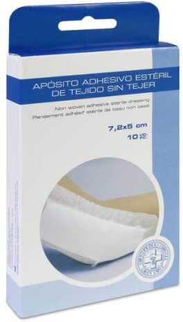 GRAN CRUZ Apósitos Adhesivos Tejido sin Tejer 7,2x5 cm 10 uds