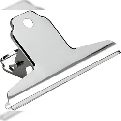 Alco Briefklemmer Metall fabig lackiert 100mm vernickelt 10 Stück