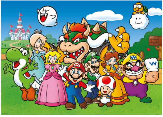 Ravensburger Super Mario XXL 100 Piece Jigsaw Puzzle Featuring Mario And Friends For Fun Family Playtime, 100-Piece Ravensburger Puzzle