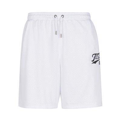 Shorts FUBU "Fubu Herren FM242-005-2 Fubu Varsity Mesh Shorts", Herren, Gr. L, US-Größen, weiß, 100% Polyester, normal, Hosen Shorts