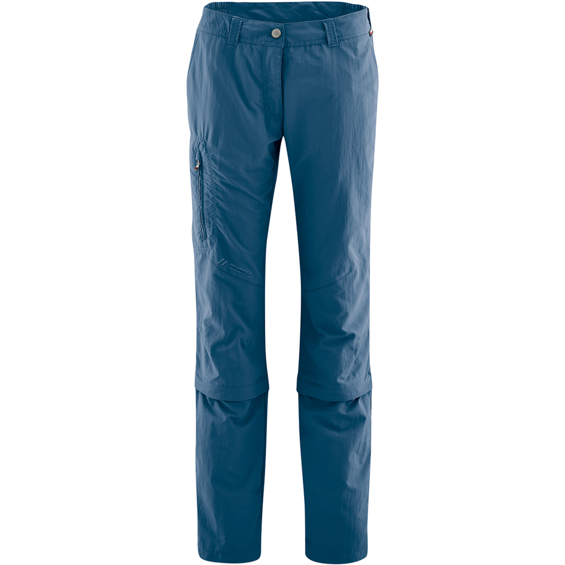 Maier Sports Fulda Zip Off Hose Damen Zip-Hosen blau Größe XL Trekking Widerstandsfähig Wasserabweisend