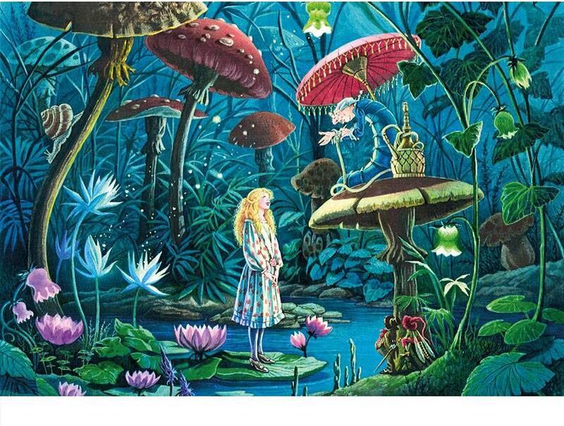 Puzzle Michèle Wilson Puzzle en bois Alice aux Pays des Merveilles - 100 Pièces Boite Kraft