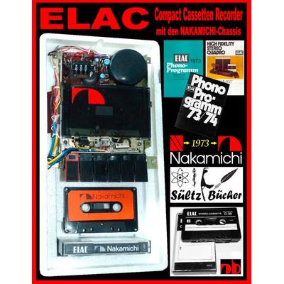 ELAC Compact Cassetten Recorder mit den NAKAMICHI-Chassis, Taschenbuch von Uwe H. Sültz, BoD – Books on Demand, 978-3-7481-3049-9