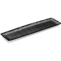 Q Squared - GN Buffetplatte 2/4, schwarz, Melamin