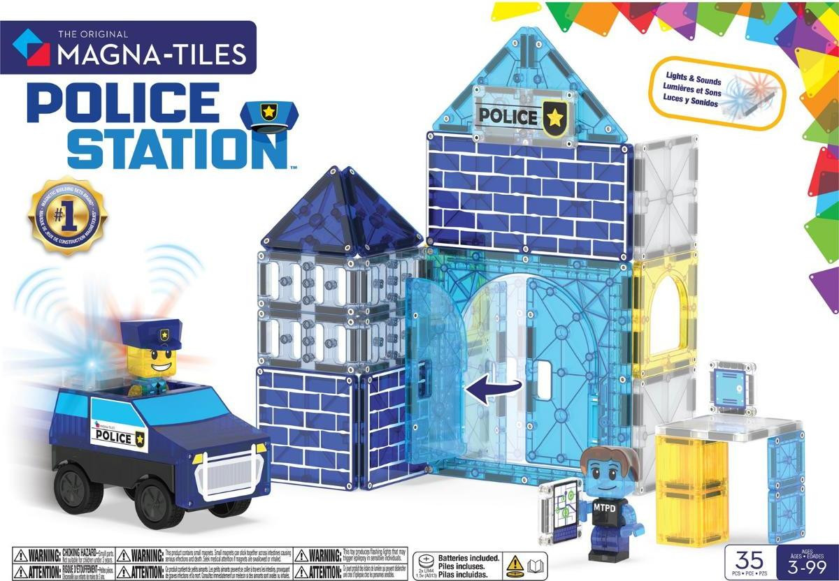 Magna Tiles Politiebureau speelset met 35 onderdelen