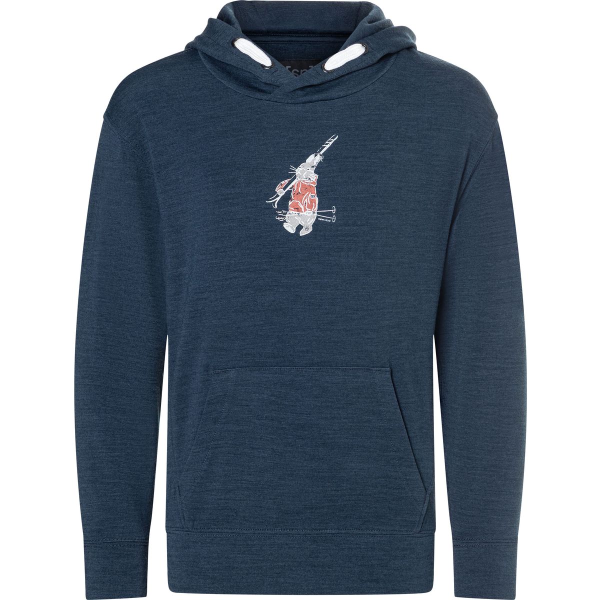 Super.Natural K Ski Bunny Hoodie blueberry/various (W55) 140 SNK001120W55140