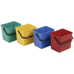 Putzeimer Floorstar E 6 Kunststoff 6 L rot mit Liter-Skala, für Floorstar SOLID und ESTAWA Serie