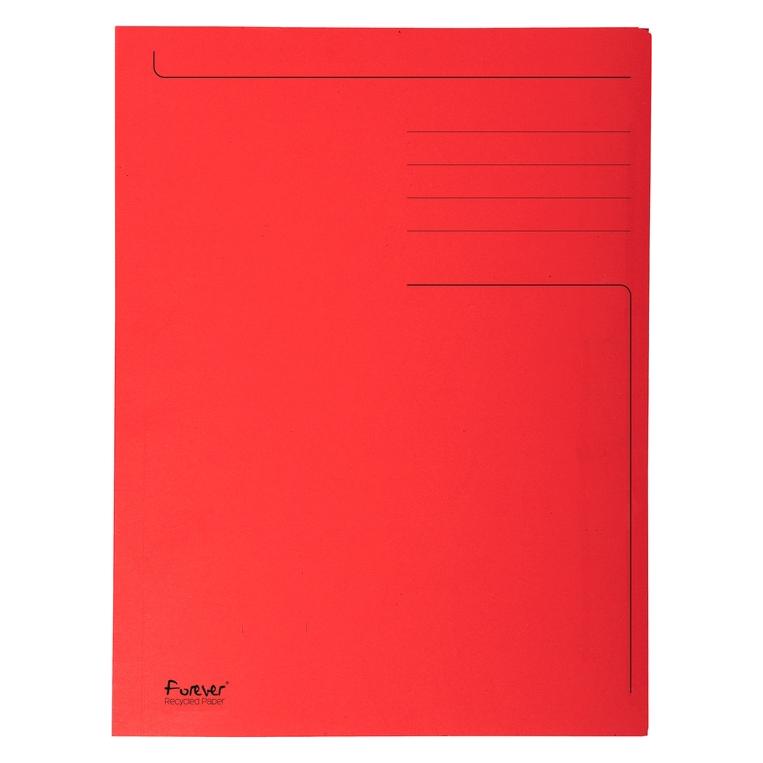 Exacompta 449003E Roter Ordner (A4, 50x) (449003E)