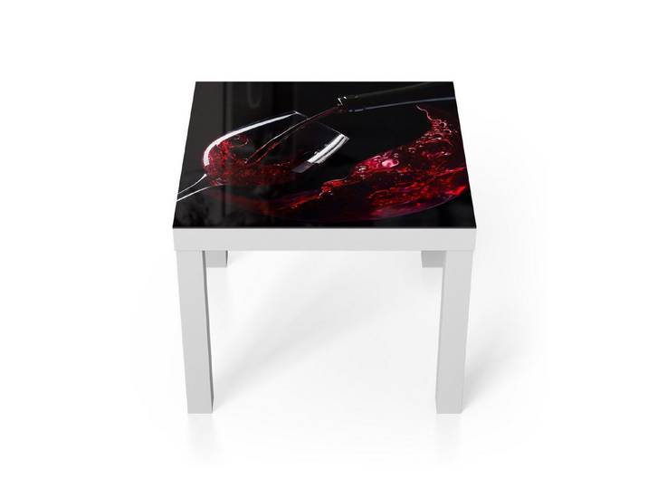 DEQORI Couchtisch 'Tanz der Tropfen', Glas Beistelltisch Glastisch modern