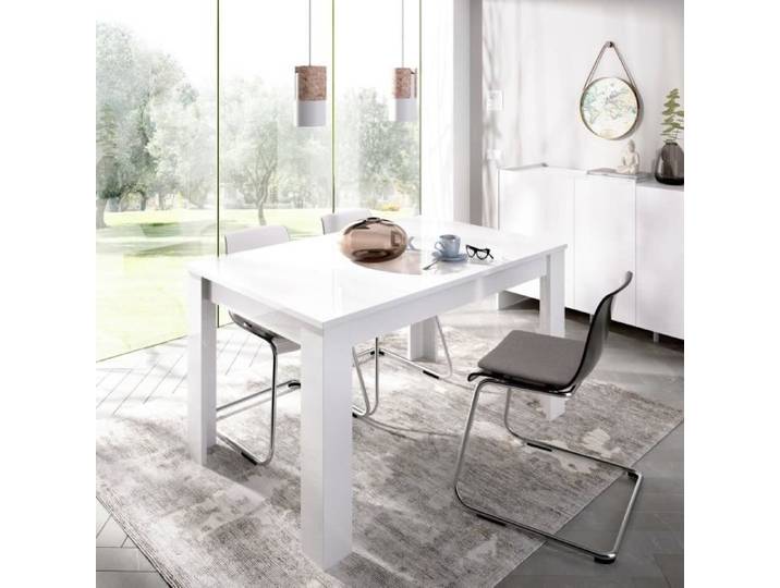 Dmora - Table extensible Dariaud Console extensible multiposition Table à manger avec rallonge 140-190x90h77 cm Blanc