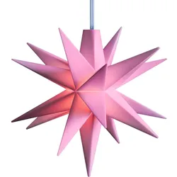 Sterntaler Stern 18 Zacken rosa, 8cm