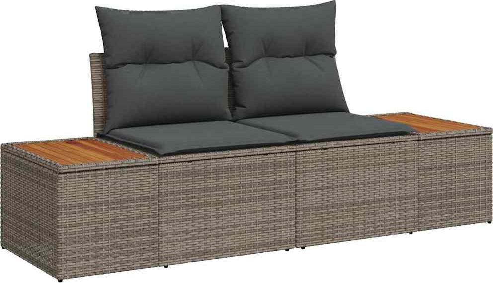 vidaXL Gartensofa-set 8 stk. Grau