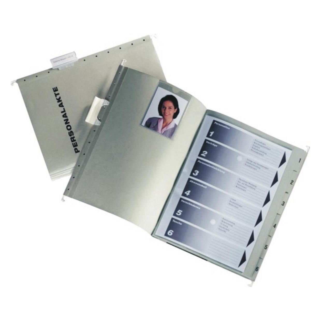 Leitz 15 Personalmappen Personalakte grau (A4, 15x) (300410085)