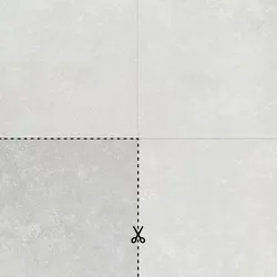 Del Conca Concrete2 Greige 60x60x2 cm Terrassenplatte Schnittmuster Matt Strukturiert Naturale