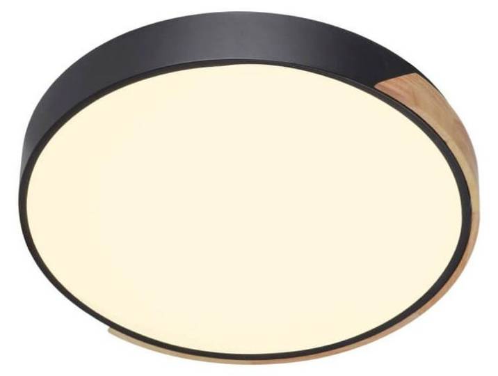 Selltec LED Deckenleuchte Q BILA Smart Home dimmbar Fernbedienung steuerbar App Wandlampe schwarz Wohnzimmer, Schlafzimmer, Flur, Küche 6071-18