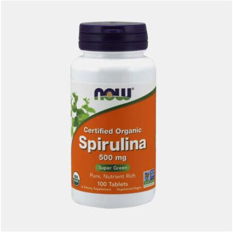 SPIRULINA 500mg 100 COMPRIMIDOS NOW