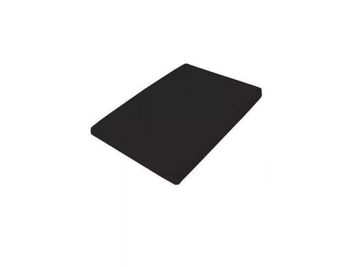 Living Home - Uni Satin Fixleintuch, 180 x 200 cm, Schwarz