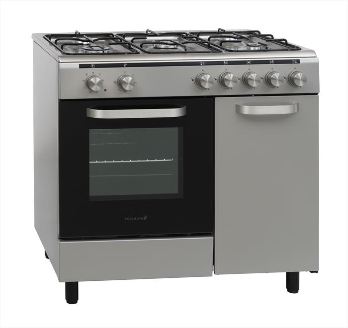 TECHLIFE Cucina A Gas Tfcg90xfev Classe A-inox