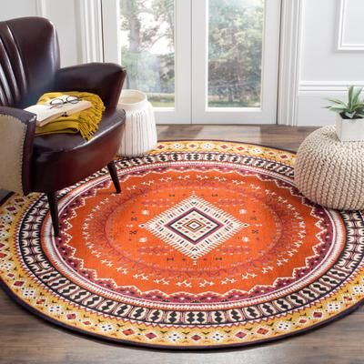 SAFAVIEH Classic Vintage Boho Gwen Oriental Cotton Rug