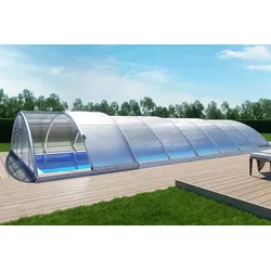 Pool-Überdachung / Pool-Abdeckung SkyCover® Base 4.2x8.5m