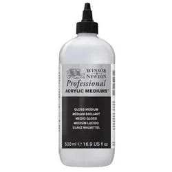 Winsor & Newton, Künstlerfarbe + Bastelfarbe, Acrylic gloss medium 500ml (500 ml)