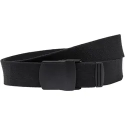 Flammhemmender Textil-Gürtel "8399" schwarz - 120cm - schwarz
