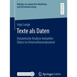 Texte als Daten, Fachbücher von Ingo Lange