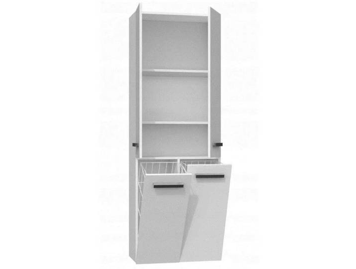 Meuble de salle de bain Topeshop NEL 2K DD\, blanc