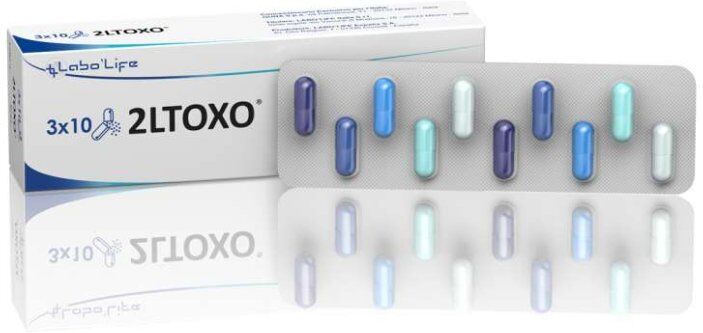 LABO'LIFE Italia Srl 2LTOXO 30 Capsule - Integratore per la Detossificazione Naturale, Supporto per la Pulizia del Corpo