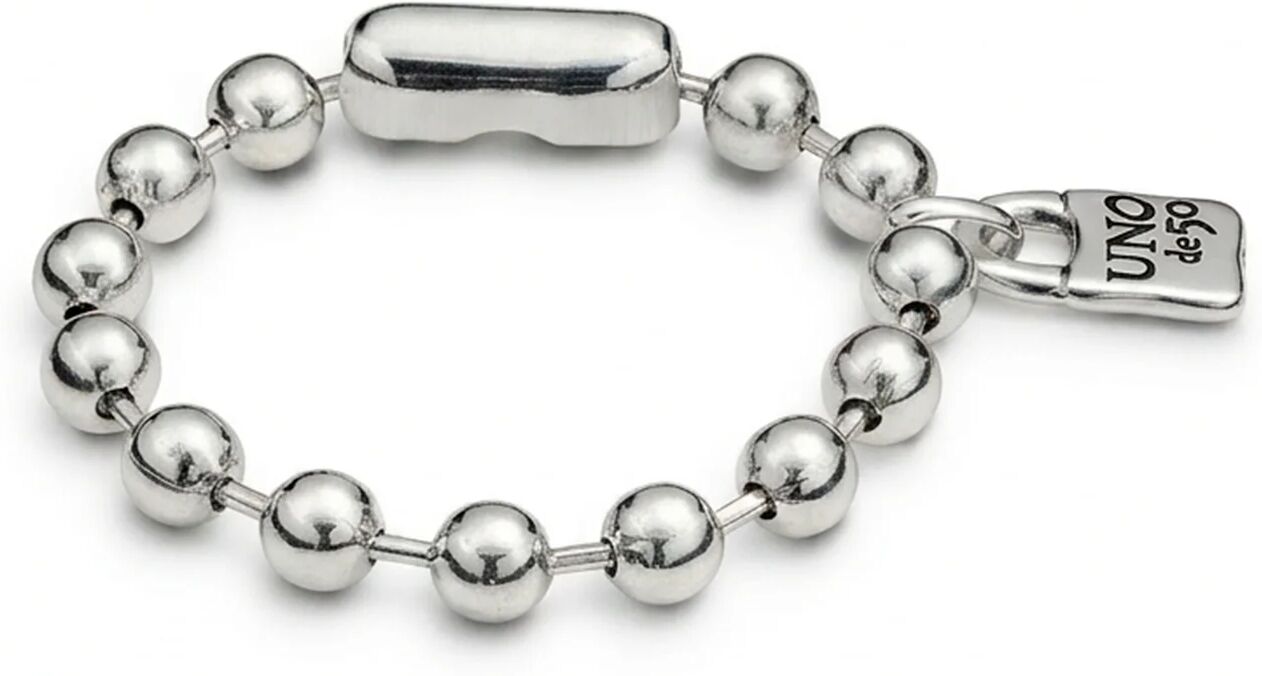 UNOde50 Pulsera de bolas bañada en plata de ley Plateado M