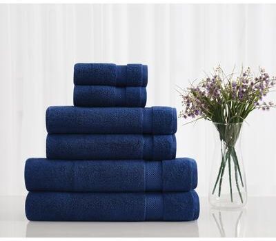 Vince Camuto Classic Solid 6 Piece Towel Set