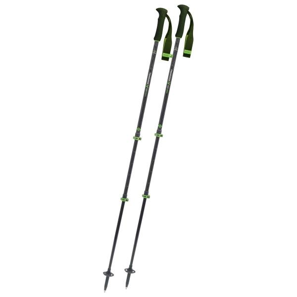 Komperdell - Carbon Evo Zero - Trekkingstöcke Länge 105-140 cm grün