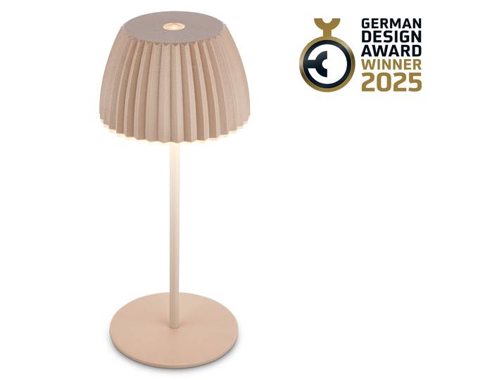 BRILONER LEUCHTEN LED Tischleuchte Akku LED Tischleuchte , beige, Leuchten, LED Tischleuchte