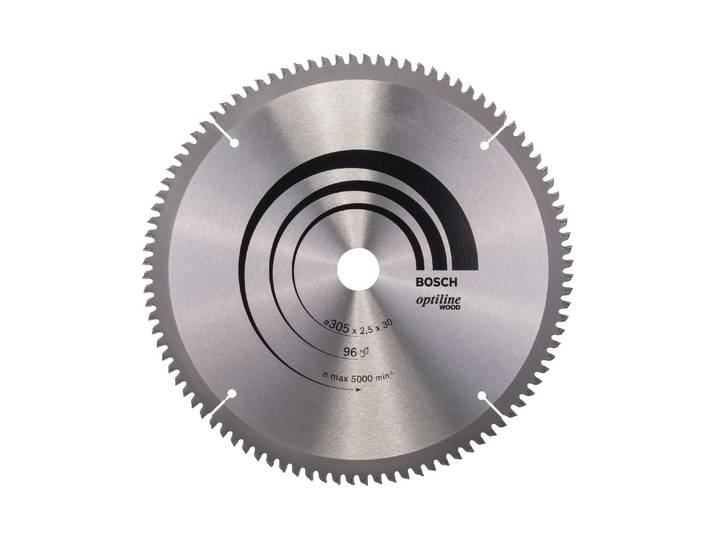 Kreissägeblatt BOSCH PROFESSIONAL, silber (bunt), Ø:30,5cm, Sägeblätter, Kreissägeblatt
