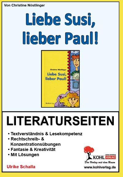 KOHL Verlag Liebe Susi, lieber Paul! - Literaturseiten