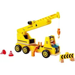 Hape Kran- & Baustellenset, gelb