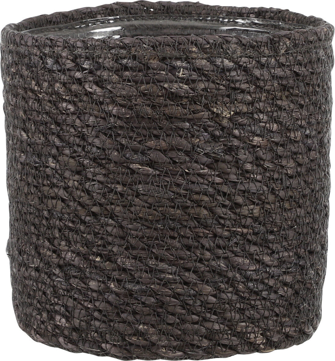 Mica Decorations Mica Übertopf Korb Atlantic Ø 16 x 16 cm grau
