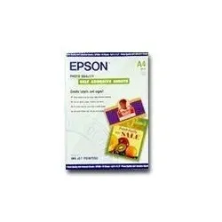 Epson Photo Quality Self Adhesive Sheets - Selbsthaftende Blätter - A4 (210 x 297 mm) - 167 g/m2 - 10 Stck. - für Stylus