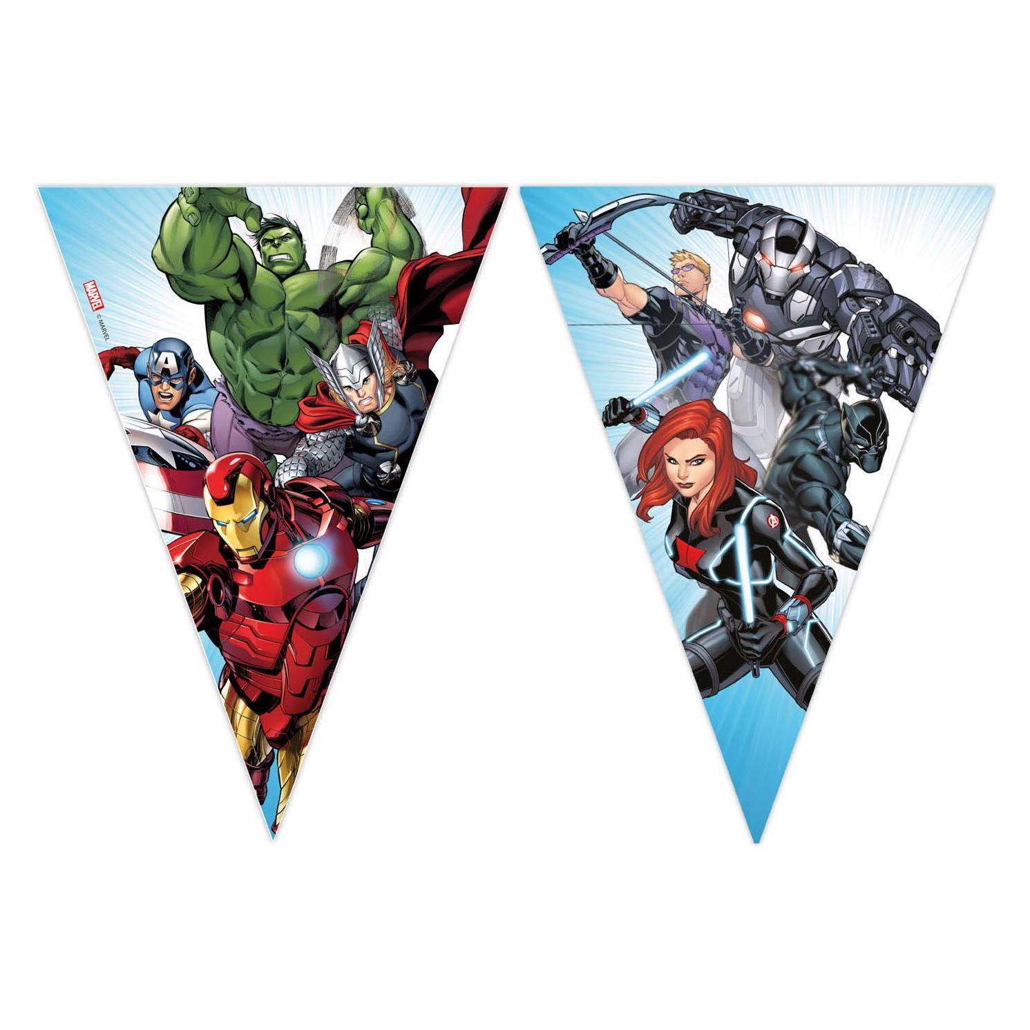 Globos Europe Papierflaggenlinie FSC Avengers Infinity Stones, 3 mtr. (1 Stk.) (GN93875)