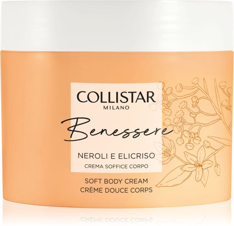 Collistar Benessere Neroli and Helichrysum seidenfeine und sanfte Körpercreme 200 ml