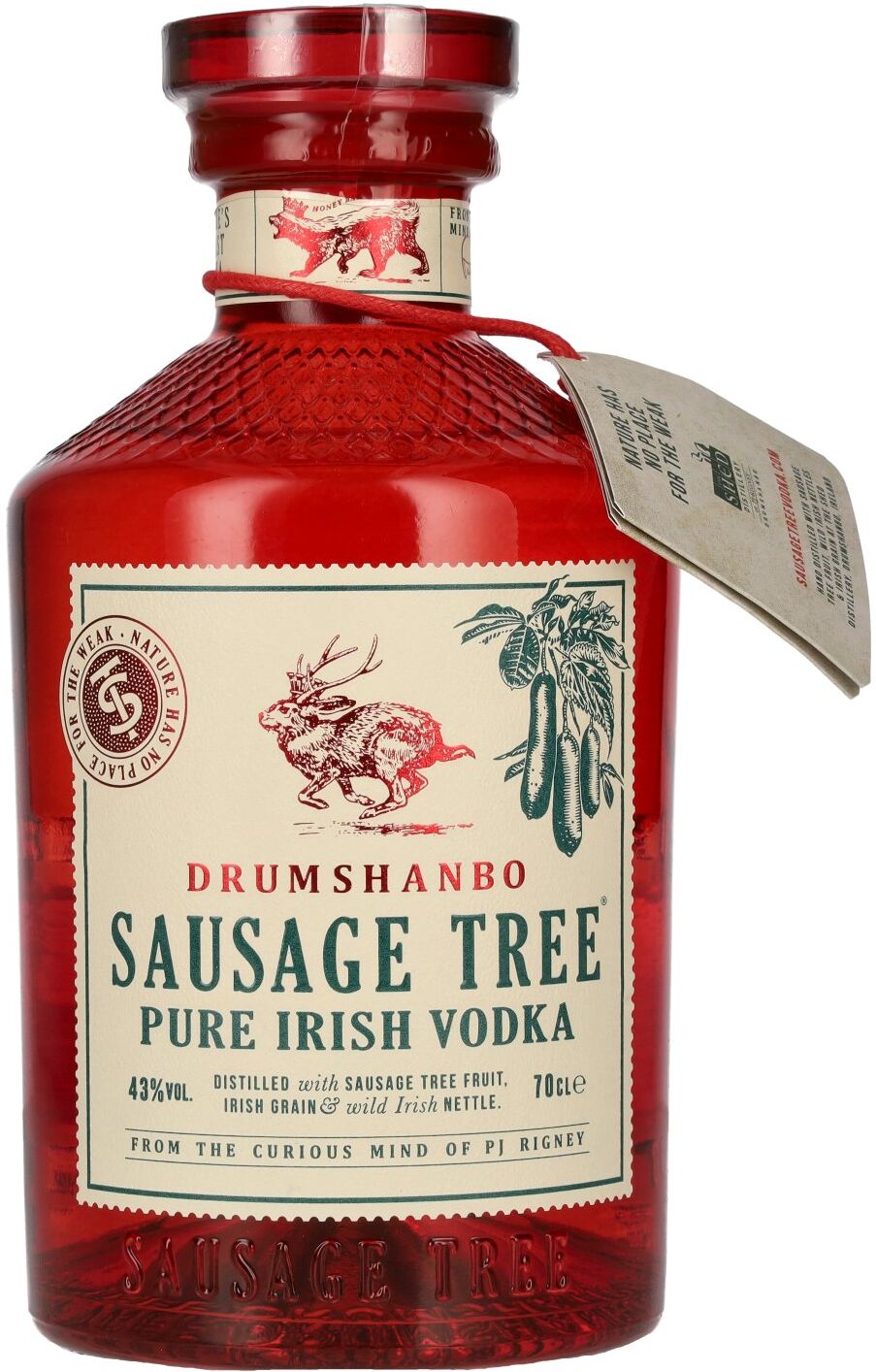SAUSAGE TREE Pure Irish Vodka 43% Vol. 0,7l