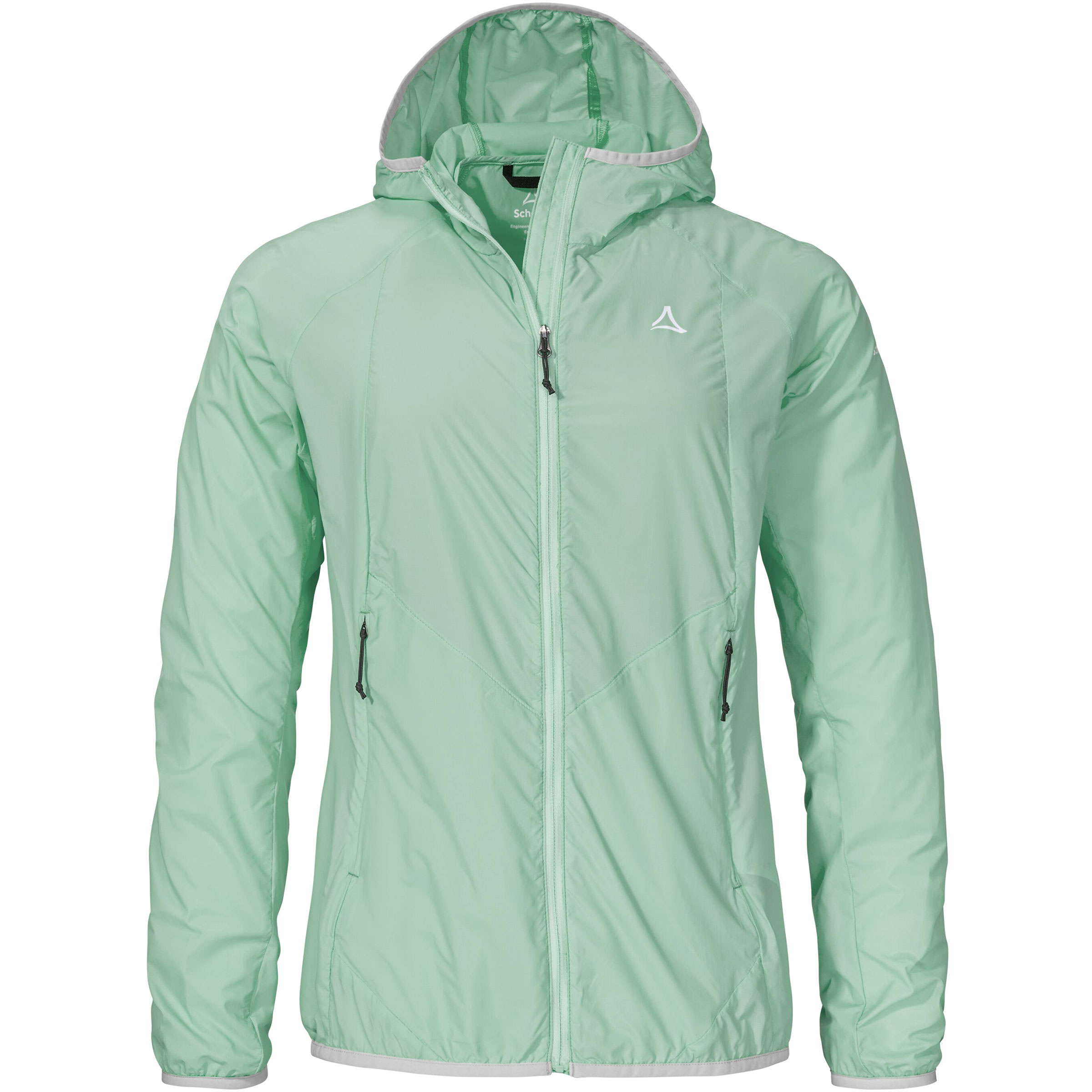 Schöffel Style Wutach Damen Windbreaker gruen Größe S Camping Klein verpackbar Wasserabweisend
