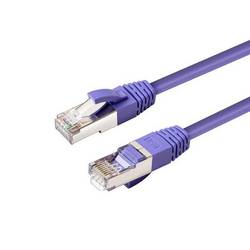 MicroConnect SSTP60015P RJ45 Patchkabel 0.15 m Violett 1 St.