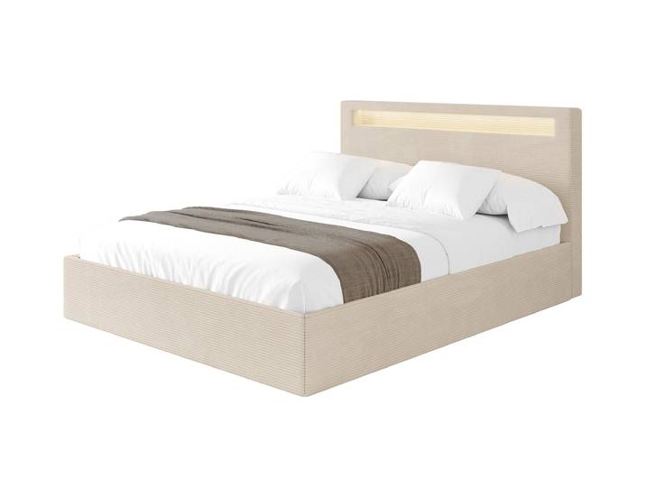 Polsterbett GOLA 140x200 cm Beige - Poso 105